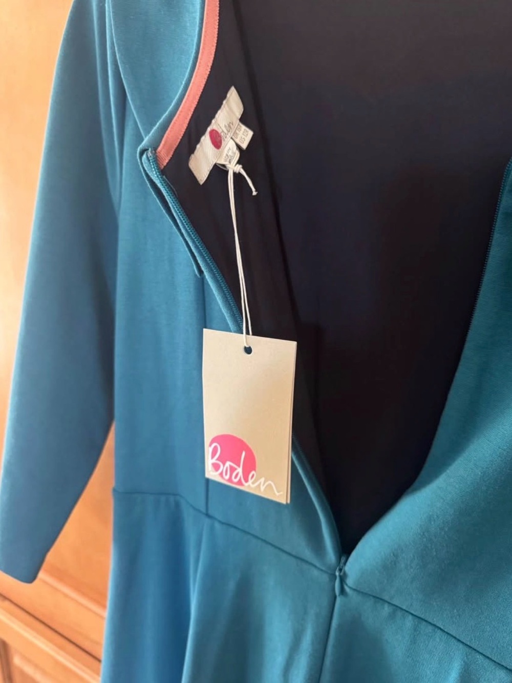 Boden Teal Midi Dress